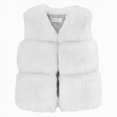 thumbnail image 4 of UAYOTSE Kids Girls Vest Winter Padded Open Front Sleeveless Outwear Toddler Thick Fuzzy Warm Fleece Jackets,Sizes 11-12 Years, 4 of 4