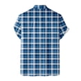 thumbnail image 5 of MDUKONU Chemise Homme Grande Taille Ajustée Non Rétractable Chemise à la Mode Bleue G, 5 of 5