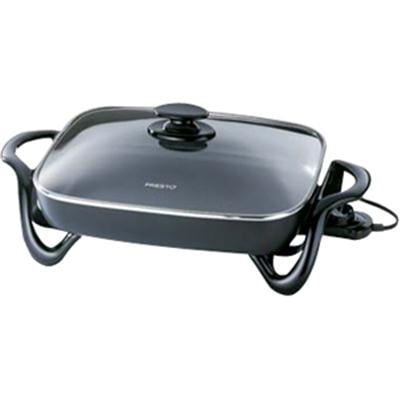 Presto 16-inch Electric Skillet with Glass Cover 06852, Ceramic