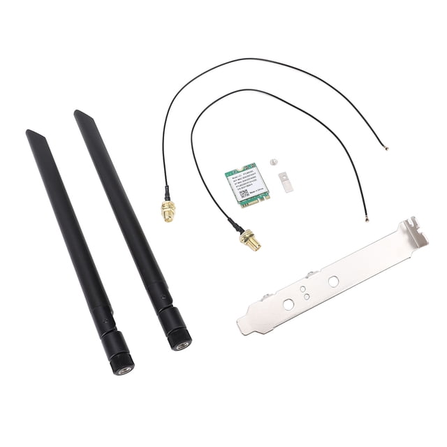 M.2 WiFi Card with 1800Mbps Wireless Card RTL8852BE, WiFi6 5.2 for Win10/11, for Linux