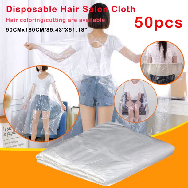Waterproof Disposable Hair Salon Capes Washing Pads Shampoo Cape beauty