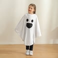thumbnail image 4 of Uccdo 1-6Y Toddler Girls Boys Halloween White Ghost Costumes Kids Party Ghostly Costume Hooded Cloak, 4 of 8