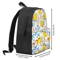 thumbnail image 3 of Zufioo Ducks and Anchors Pattern Adult Backpack,Wear-resistant and Breathable Multi-pocket Backpack, Suitable for Travel, Business and Outdoor Activities, 3 of 9