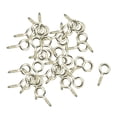 thumbnail image 5 of 50x Tiny Mini Eye Pins Eyepins Hooks Eyelets Screw, 5 of 5