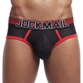 thumbnail image 2 of JOCKMAIL Men's Underwear Briefs Men's Sexy Underwear Breathable Mesh Briefs Soft Bulge Pouch Underwear, 2 of 8