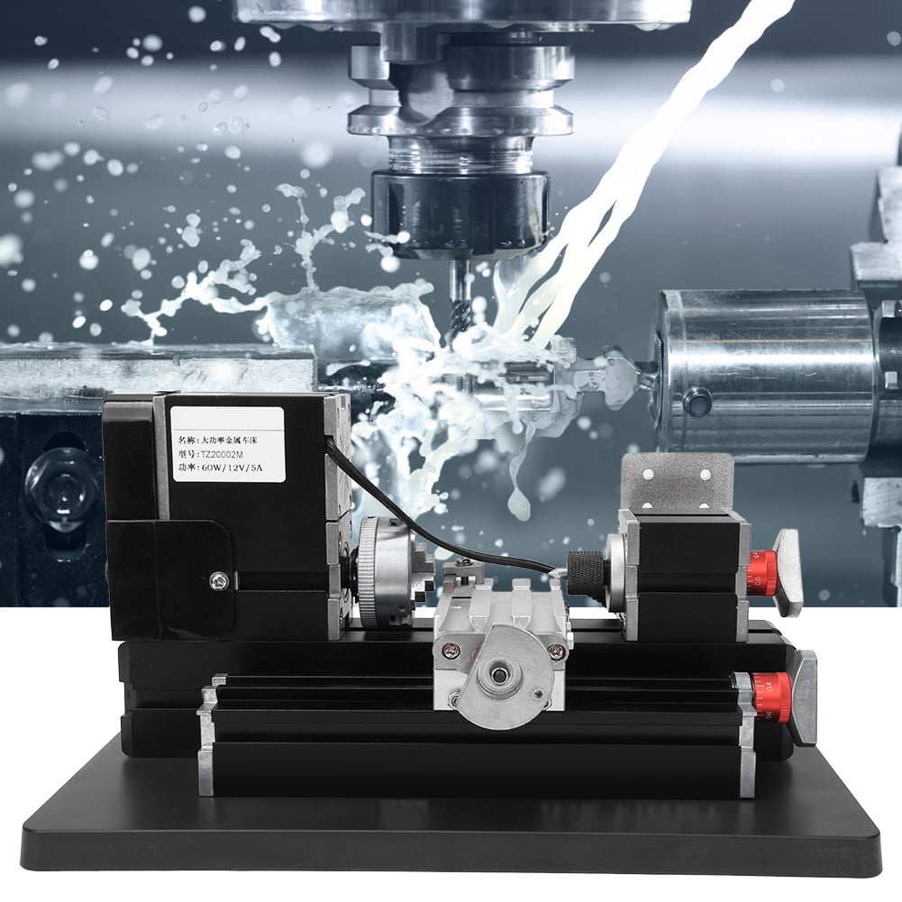 Tz20002m Mini Lathe Metal Lathe Mini High Power 60W For Wood