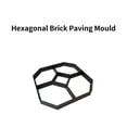 thumbnail image 3 of Toystoory Molde Hexagonal para hacer caminos, molde pavimentador de hormigón, molde de piedra escalonada de cemento para jardín y parque Jardín y Patio Toystoory HA013693-00, 3 of 6