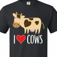 thumbnail image 4 of Inktastic I Love Cows Dairy Farmer T-Shirt, 4 of 5