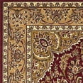 thumbnail image 2 of Red Beige Machine Woven Traditional Medallion Octagon Indoor Area Rug, 2 of 2