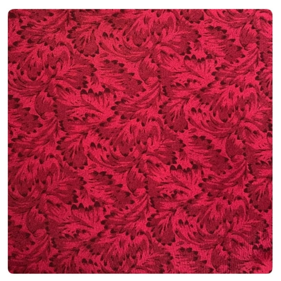 WYOMING TRADERS Calico Red #6 Regular 34.5"x34.5" Silk Scarf (C6)
