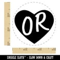 thumbnail image 2 of OR Oregon State in Heart Self-Inking Rubber Stamp Ink Stamper - Black Ink - Small 3/4 Inch, 2 of 7