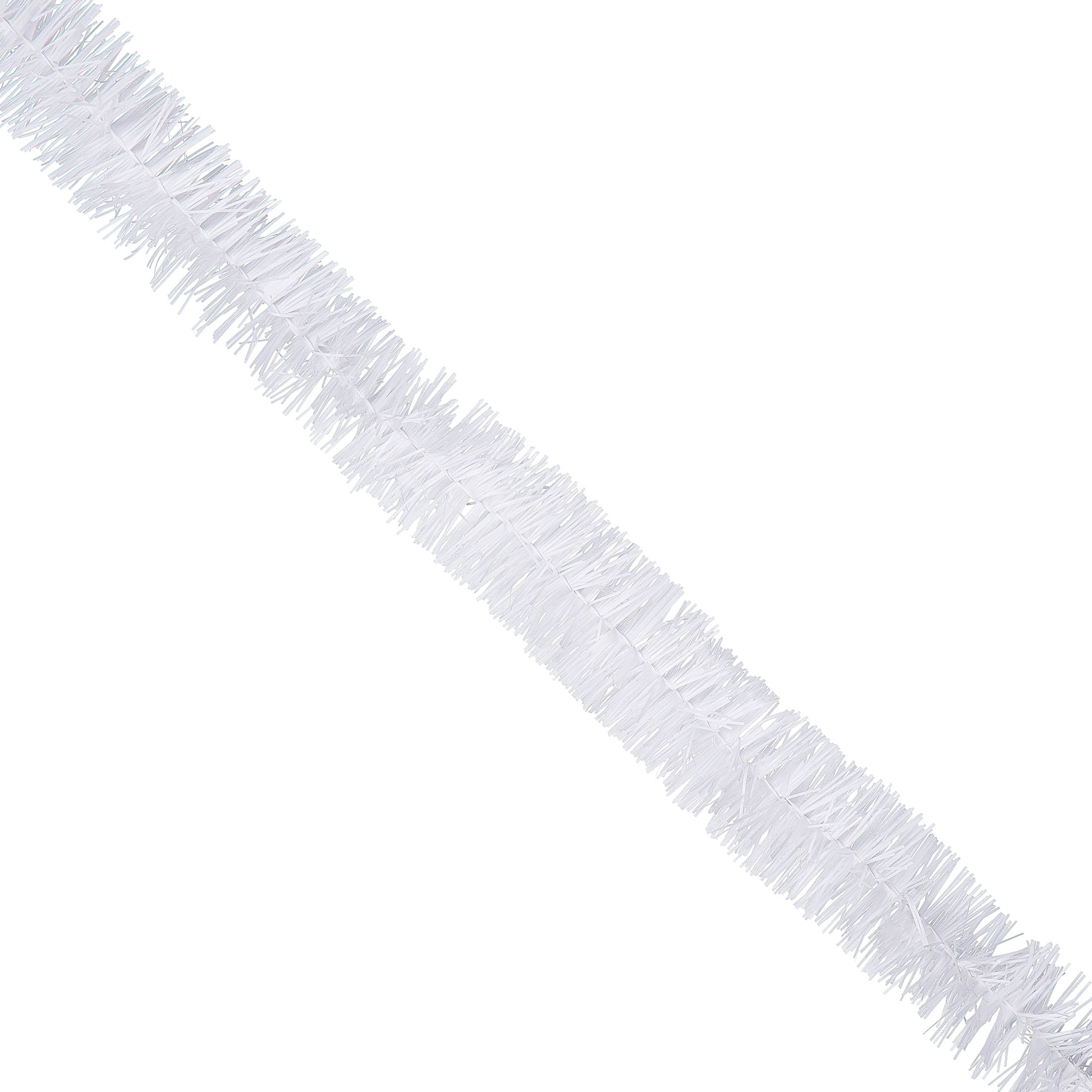 Tinsel Christmas Garland, White, 12', by Holiday Time