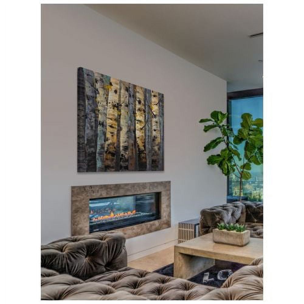 "Gold Infusion II" Painting Print on Wrapped Canvas
