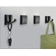 thumbnail image 3 of Ganchos plegables para colgar abrigos - Ganchos de pared robustos de aluminio que ahorran espacio - Ganchos retráctiles para colgar abrigos, bufandas, sombreros, bolsos, toallas, llaves,, 3 of 5