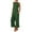 Green, variant on GILIGEGE Linen Sets for Women 2 Piece Summer Women Suit Fashion Comfortable Vest and Long Pants Solid Color Top Set Suit Wide Leg Pants Tracksuit Lounge Matching Sets Army Green L