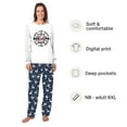 thumbnail image 2 of Family Matching Christmas Pajamas Dance Like Frosty Reindeer Theme, Sizes NB to 6XL with Pet Outfit, 2 of 7