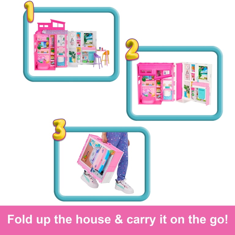 Getaway House, 4-Play-Area Dollhouse with Accessories photo 4