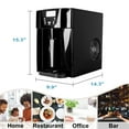 thumbnail image 6 of Canddidliike Ice Cube Maker for Countertop with Water Dispenser, Compact Ice Maker for Home Office Kitchen, Mini Ice Machine for Parties Mixed Drinks Black, 6 of 9