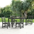 thumbnail image 7 of Dycanpo Patio Dining Chairs Set of 4, Weather Resistant Outdoor Chairs, HDPS - Dark Gray, 7 of 7