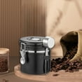 thumbnail image 2 of Amacok Coffee Canister for Ground Coffee with Co2-Release Valve & Scoop, 304 Stainless Steel Kitchen Food Airtight Storage Container for Coffee Beans, Grounds, Tea, Sugar, 2 of 6