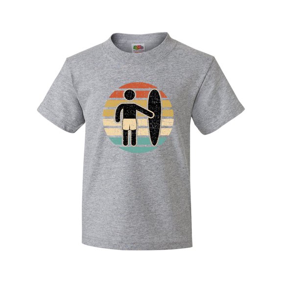 Inktastic Surfing Retro Sunset for Surfer Youth T-Shirt