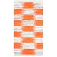 thumbnail image 2 of SAFAVIEH Montauk Eglantine Checkered Cotton Area Rug, Orange/Multi, 3' x 5', 2 of 6