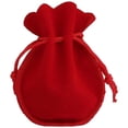 thumbnail image 2 of Mini Bolsas VelvtyRed 20Pzas Rojo 7x9cm Terciopelo Bolsa en Forma de Calabaza., 2 of 2
