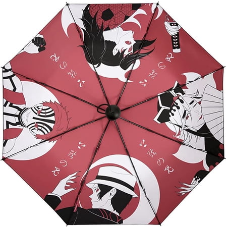 Demon Slayer Umbrella Manual Anti-UV and Windproof Anime Folding ...