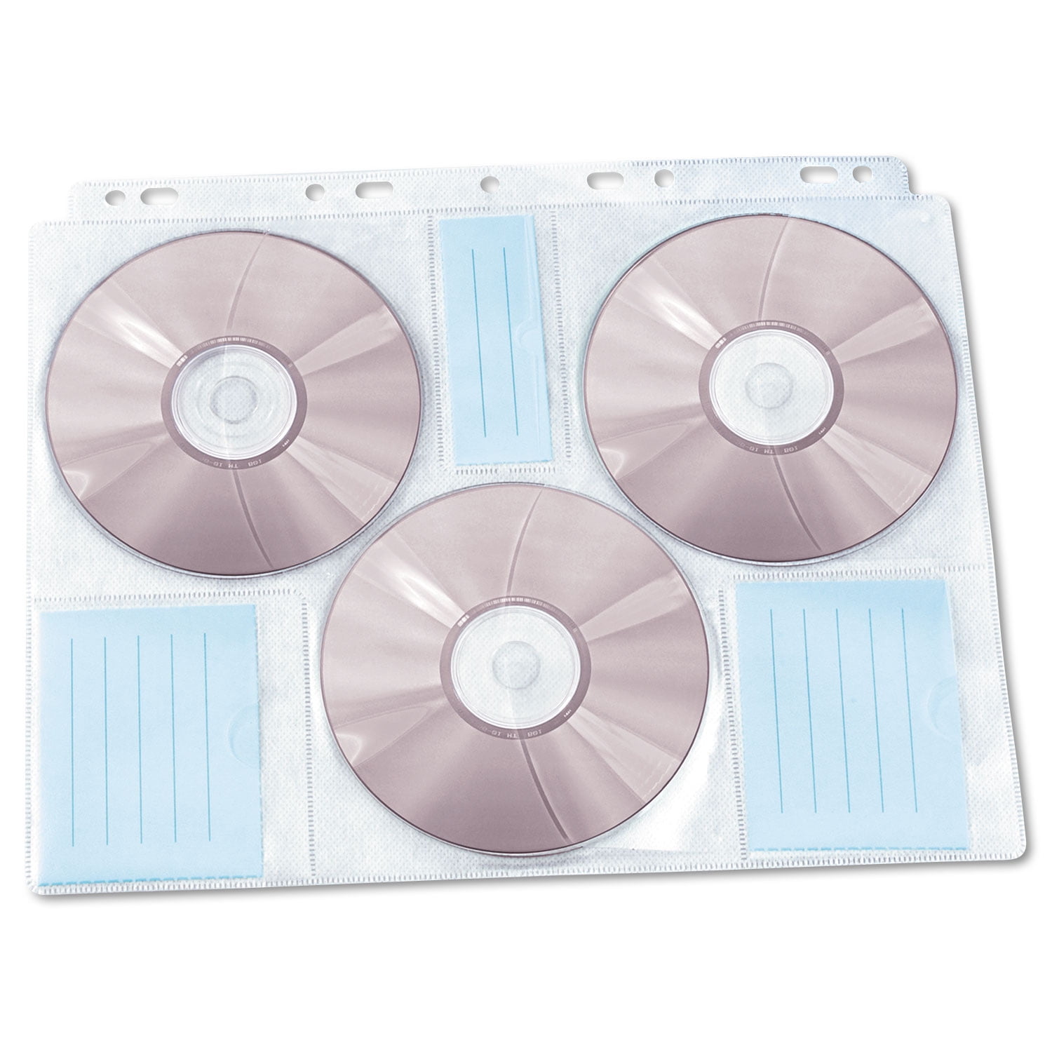 80 Sleeve CD DVD Blu Ray Disc Carry Case Holder Bag Wallet Storage Ring  Binder Storage