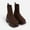 Brown, variant on Juebong Boots on Clearance 2023 Women's Platform Ankle Knit Boots Elastic Chunky Heel Lug Sole Booties Slip On Sock Booties Shoes