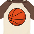 thumbnail image 4 of Inktastic Basketball Sports Ball Boys or Girls Long Sleeve Baby Bodysuit, 4 of 5