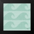 thumbnail image 2 of Pela Studio 12x12 Black Modern Framed Museum Art Print Titled - Coastal Farmhouse Pattern IIIE, 2 of 5