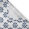 thumbnail image 3 of Ambesonne Abstract Kitchen Curtains, Summer Petals, 55"x39", Indigo White, 3 of 3