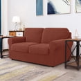 thumbnail image 2 of CHUN YI Stretch Checks Spandex Sofa Cover Separate Backrests Cushions Cover Slipcover, 2 of 5