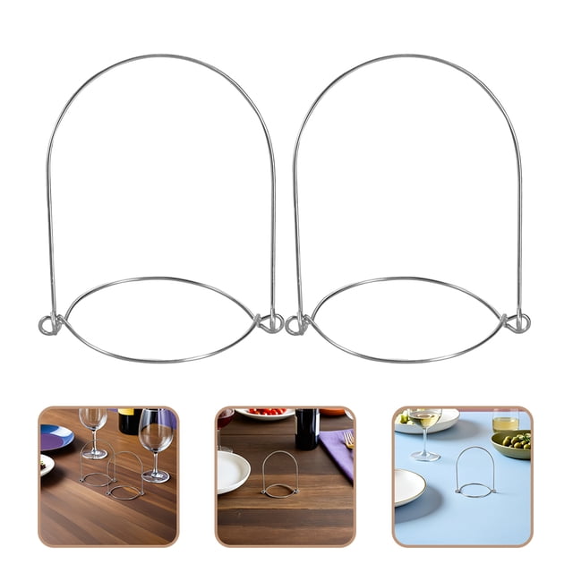 QUMIIRITY 4Pcs Sturdy Stainless Steel Mason Jar Wire Hangers with Convenient Hanging Design