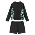 thumbnail image 3 of iiniim Girls 2 Piece Rash Guard Swim Shirt Shorts Swimsuits Tankini Bathing Suit UPF 50+ Swimwear Lily 8, 3 of 7
