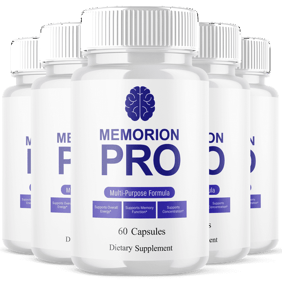 Memorion Pro Advanced Formula Brain Support Pills Maximum Strength Supplement 300 Capsules