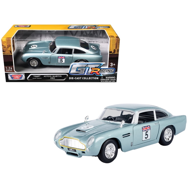 Motormax 73789 Aston Martin DB5 Right Hand Drive No.5 Light Blue