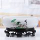 thumbnail image 4 of Cuenco de flores hidropónico de cerámica, maceta de estilo chino con soporte, cuenco de agua interior al aire libre para plantas bonsái, maceta de jardín decorativa para el hogar de la oficina, 4 of 7