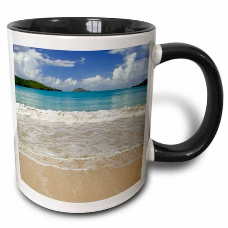 

3dRose Caribbean USVI St.Thomas Magens Bay-CA37 CMI0016 - Cindy Miller Hopkins - Two Tone Black Mug 11-ounce