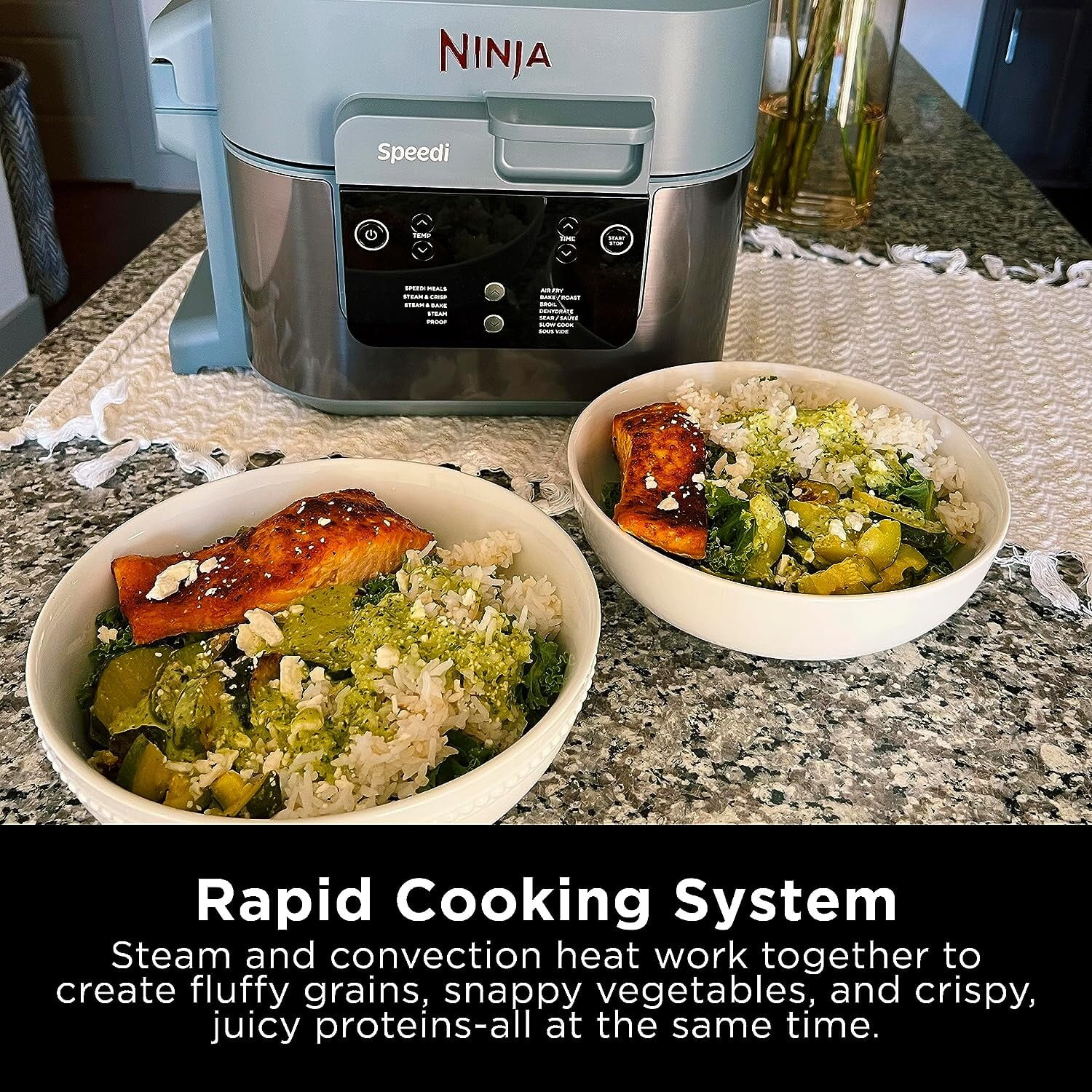 Ninja Speedi Rapid Cooker & Air Fryer 302A 6-Qt Capacity 11-in-1