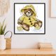thumbnail image 4 of 14CT sello dibujos animados punto de cruz algodón decoración costura artesanía (Bear4 K597) Likrtyny Oficina Multiescena Multifunción, 4 of 9
