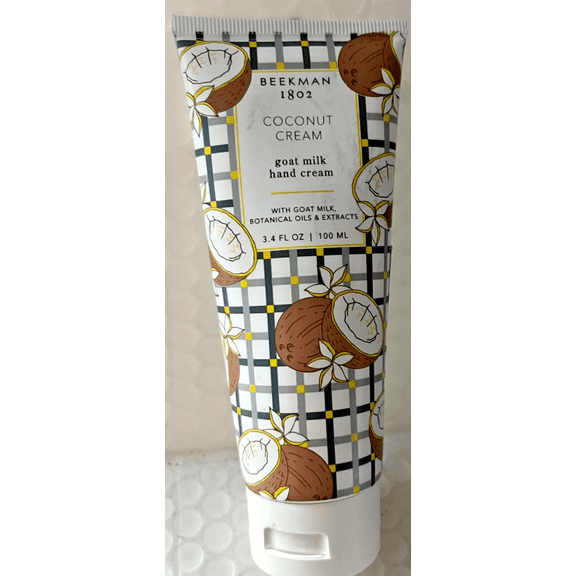BEEKMAN 1802 COCONUT CREAM HAND CREAM 3.4 fl. oz.