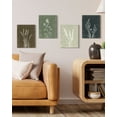 thumbnail image 3 of Drsoum Botanical Wall Art Vintage Boho Wall Decor Wooded Minimalist Plant Print Modern Rustic Farmhouse Home Kitchen 8x10inx4pcs Natural Framed, 3 of 6