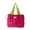 Hot Pink, variant on Lusa Foldable Tote Bag Fashion Color-Block Pull the Rope Closure Handbags Collapsible Packable Reusable Large Grocery Shopping Bags with Handles and Strap Casual Daily Use Yellow Large Size