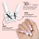 thumbnail image 4 of Press On Nails de la serie French Tip Pink de SXC Cosmetics, 4 of 9