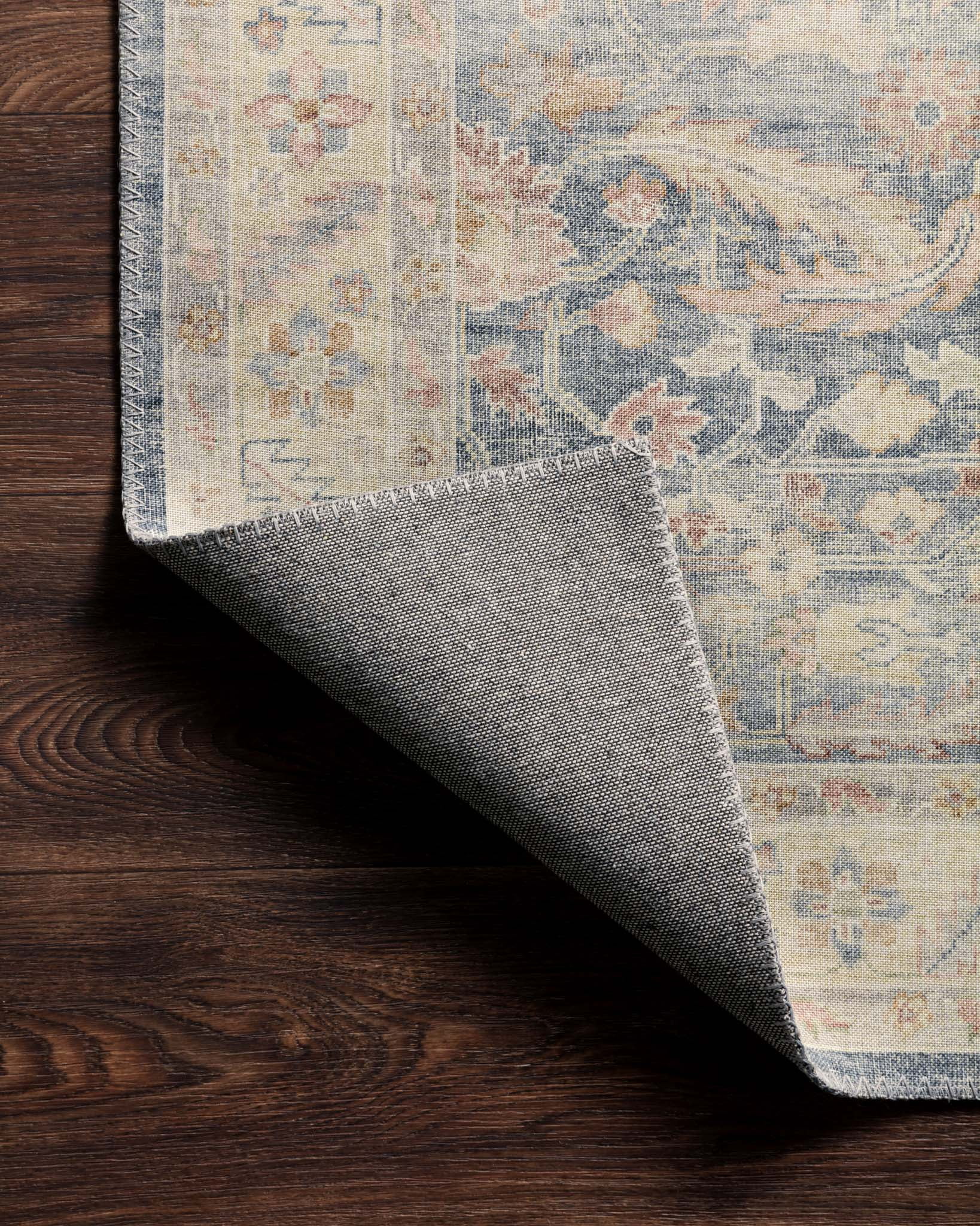 Loloi Hathaway Printed Oriental Denim / Multi Area Rug