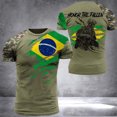thumbnail image 1 of t-shirt à Imprimé Drapeau Français 3d, Procédé flexible, Style de Rue, Manches Courtes, Haut pour Homme, 1 of 5