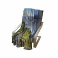 thumbnail image 4 of Scenery Soft Flannel Fleece Throw Blanket, Scenery of a Cityscape Cosmopolitan Life and Nature with Bridge Print, Cozy Plush for Indoor and Outdoor Use, 50" x 70", Multicolor, by Ambesonne, 4 of 6