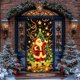 thumbnail image 5 of Banner de la Cubierta de la Puerta de Poliéster de las Decoraciones Del Árbol de Navidad Al Aire Libre 90 * 180cm, 5 of 6